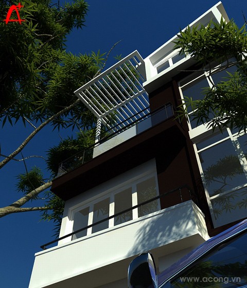 Kiến trúc nhà liền kề - www.acong.vn